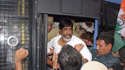 Telangana political battle results in senior Congress leaders' arrest