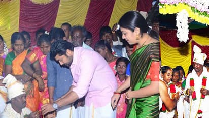 Viral Pictures: Power couple Suriya and Jyothika attending crew member's wedding