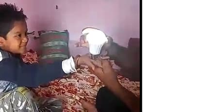 (వీడియో) బుడ్డోడిలో కరెంటు పాసవుతోందా?