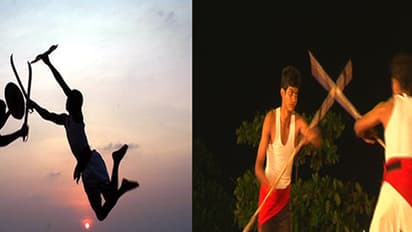 ಕೇರಳದ ಕಳರಿ ಪಯಟ್ಟು ಕಲೆಗೆ ಉಡುಪಿಯ ಜನರು ಫಿದಾ; ಈ ಕಲೆಯ ಮೂಲ ಕನ್ನಡ ನಾಡು!