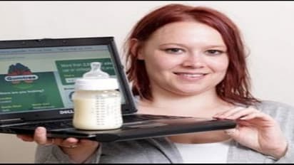 ஆன்லைன் விற்பனையில் “தாய்ப்பால்”...! இளம் பெண்ணின் புது முயற்சி ....