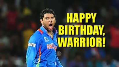 No cyclone could bend Yuvraj Singh!