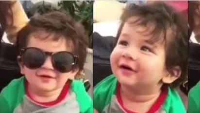 സോഷ്യല് മീഡിയയില് തരംഗമായി തൈമുര് അലിഖാന്റെ ക്യൂട്ട് വീഡിയോ