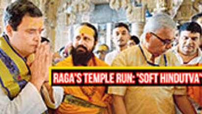 RaGa's Temple Run: What's wrong in maligning the Congress President for being a 'soft Hindutva'