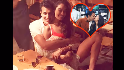 Lisa Haydon announces her wedding with a lip lock