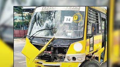 1 dead 8 injured in school bus series accident