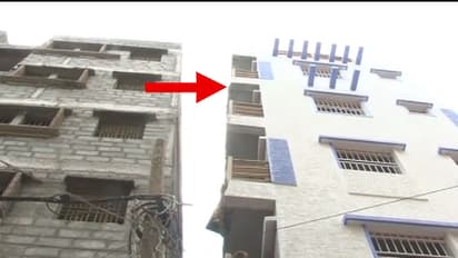 ಮಳೆಗೆ ವಾಲಿದ ಖಾಸಗಿ ಕಟ್ಟಡ; ಸ್ಥಳೀಯರಲ್ಲಿ ಆತಂಕ