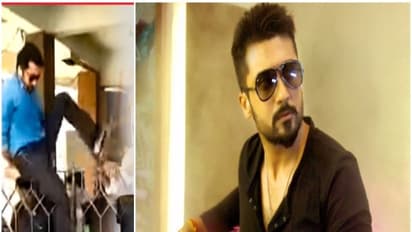 ரசிகர்களுக்கு பயந்து கேட் ஏறிக் குதித்து ஓடிய சூர்யா...?