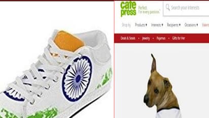 ಬರಿ ಡೋರ್ ಮ್ಯಾಟ್ ಮಾತ್ರವಲ್ಲ ಶೂ,ನಾಯಿ ಕೋಟ್'ಗಳಲ್ಲಿದೆ ಭಾರತದ ಧ್ವಜ ಹಾಗೂ ಲಾಂಛನಾ