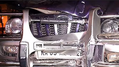 Security staff’s minor son drives Safai Karmachari Ayog president’s car into series accident