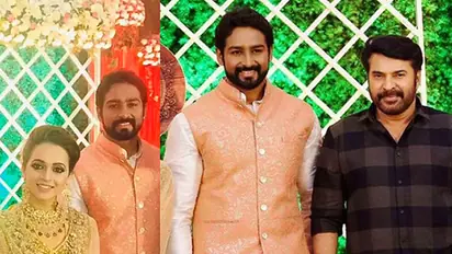 Star-studded night at Bhavana and Naveen's wedding reception