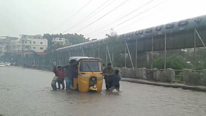 Heavy downpour disrupts Hyderabad life leaving 3 dead
