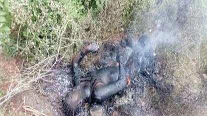 நத்தம் அருகே பற்றி எரியும் இளைஞர் உடல் ….கொலை செய்யப்பட்டாரா? போலீஸ் விசாரணை !!!