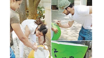 ಐಂದ್ರಿತಾ-ದಿಗಂತ್ ಪ್ರಾಣಿ ಪಕ್ಷಿ ಸೇವೆ ಮಾಡುತ್ತಿದ್ದಾರೆ