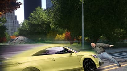 Man gets hit by a car during scuffle with bus conductor, critical