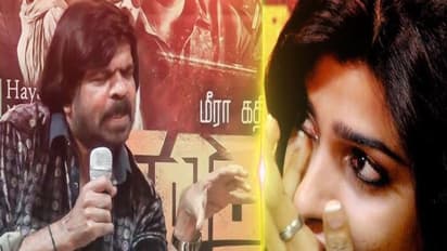 விழா மேடையிலேயே திட்டித்தீர்த்த டி.ஆர்... கதறி கதறி அழுத தன்ஷிகா!