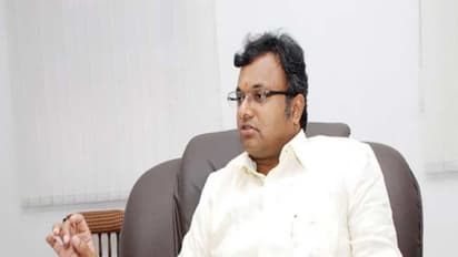 கார்த்தி சிதம்பரத்தின் வங்கி கணக்கில் ரூ.1.16 கோடி முடக்கம்...!