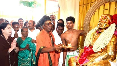 ಜಯಾ ನೀಡಿದ್ದ 13 ಕೆಜಿ ಚಿನ್ನದ ಕವಚ ಕೊಡಲು ಬ್ಯಾಂಕ್ ನಕಾರ