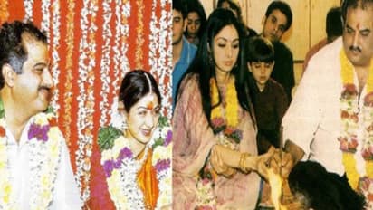 பிரபல நடிகரின் வீட்டில் நடந்த ஸ்ரீதேவி - போனி கபூர் திருமணம்...! மலரும் நினைவுகள்