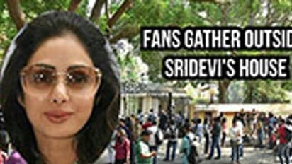 Fans gather outside Sridevi's house, mortal remains to arrive tonight
