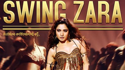 Actress Tamannaah burning up the screens in Jai Lava Kusa Swing Zara song