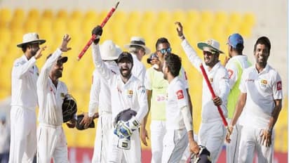 அபுதாபியில் முதல்முறையாக பாகிஸ்தான் தோல்வி; 21 ஓட்டங்கள் வித்தியாசத்தில் இலங்கை வென்றது…
