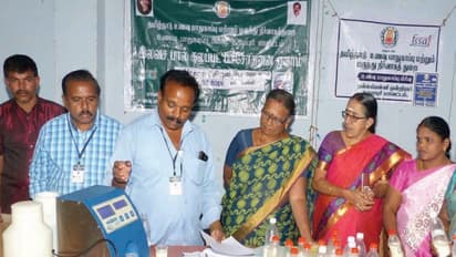 பாலில் கலப்படம் உள்ளதா? பரிசோதனை முகாமில் ஏராளமான மக்கள், கால்நடை வளர்ப்போர் பங்கேற்பு...