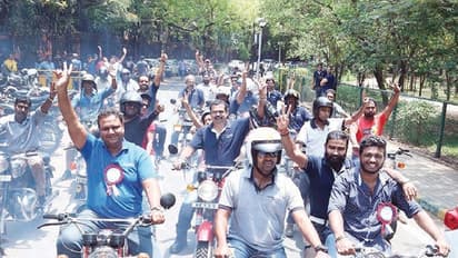 ಲಿಮ್ಕಾ ರೆಕಾರ್ಡ್'ಗೆ ನಗರದ ಯೆಜ್ಡಿ- ಜಾವಾ ಬೈಕ್'ಗಳು