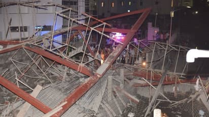 சென்னையில் தனியார் மருத்துவமனை சாரம் இடிந்து விழுந்து விபத்து.. 17 பேர் மீட்பு…ஒருவர் பலி !!