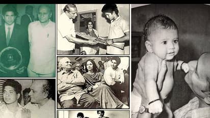 Tendulkar's childhood photo with father goes viral