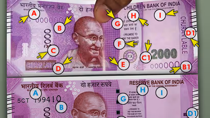 Real or fake Rs 2000 note? Here are 10 differences between the two