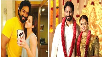 காதலனை கரம்பிடித்த பாவனா.... திரையுலகினர் வாழ்த்து...