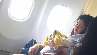 Baby born in the skies gets free lifetime plane travel