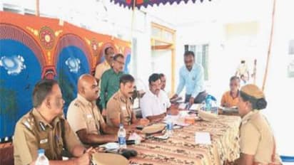 முதன்முறையாக குறைகேட்புக் கூட்டம்; மகிழ்ச்சியில் காவலர்கள்…!!