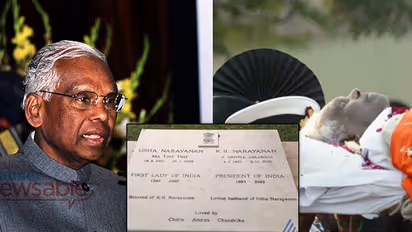 Ashes of former president KR Narayanan given a Christian burial