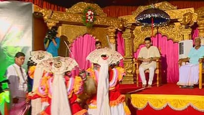 ತುಳುನಾಡಿನ ದೈವಾರಾದನೆ ನೋಡಿ ಸಂಭ್ರಮಪಟ್ಟ ಯದುವೀರ್