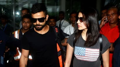 Virat Kohli catches Anushka Sharma off-guard on sets