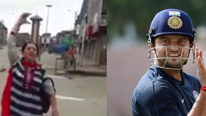 'ಭಾರತ್ ಮಾತಾ ಕೀ ಜೈ' ಘೋಷಣೆ ಕೂಗಿದ ಮಹಿಳೆಗೆ ಸಲ್ಯೂಟ್ ಹೊಡೆದ ರೈನಾ