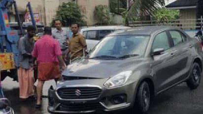 ഓട്ടോയില് ഇടിച്ചു തകര്ന്ന് സ്വിഫ്റ്റ് ഡിസയര്