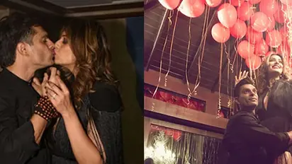 Caught On Camera: Bipasha Basu lip-locks with Karan in public on her B-day