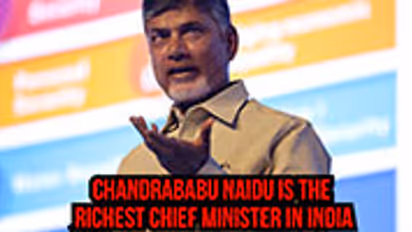 Chandrababu Naidu is the richest Chief Minister in India. Ironically his state requires money the most