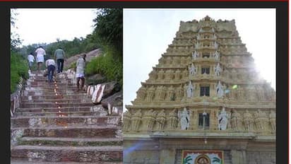 ಚಾಮುಂಡೇಶ್ವರಿ ತಾಯಿ ಗರ್ಭಗುಡಿಗೆ ಭಕ್ತರೊಬ್ಬರಿಂದ ಚಿನ್ನದ ಬಾಗಿಲು ಅರ್ಪಣೆ