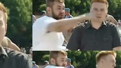 (ವಿಡಿಯೋ)ಲೈವ್ ರಿಪೋರ್ಟಿಂಗ್ ಮಾಡುತ್ತಿದ್ದ ವರದಿಗಾರನಿಗೆ ಹಿಗ್ಗಾಮುಗ್ಗ ಥಳಿಸಿದನೀತ!: ಕಾರಣವೇನು ಗೊತ್ತಾ?