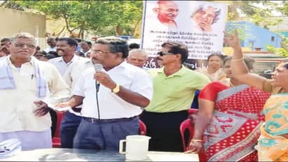 நிலத்தடி நீர் திருட்டை தடுக்கக் கோரி மக்கள் உண்ணாவிரதப் போராட்டம்…