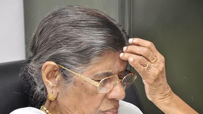 ജെഎസ്എസിനു നാലു സീറ്റ് വേണമെന്ന ആവശ്യവുമായി ഗൗരിയമ്മ എകെജി സെന്ററില്