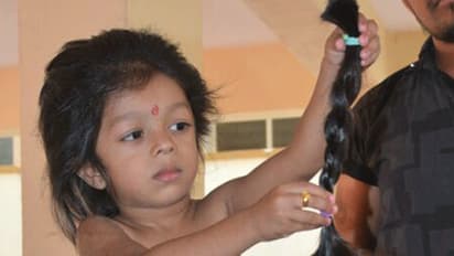 ಕ್ಯಾನ್ಸರ್ ಪೀಡಿತರಿಗೆ ಮಗುವಿನ ಕೇಶದಾನ