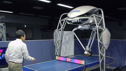 Watch: Robot sets Guinness World record as table tennis tutor