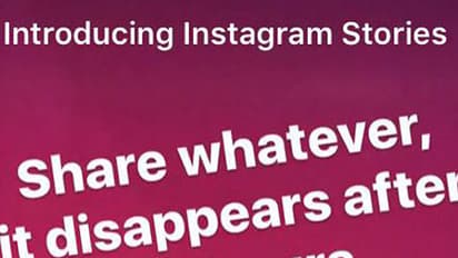 Instagram copies Snapchat, rolls out 'stories' feature