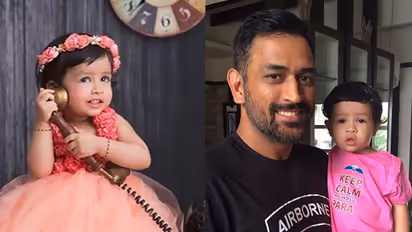 These pictures of Ziva Dhoni are the cutest thing you'll see on internet today