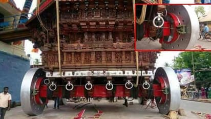 திருவாரூர் தேருக்கு டிஸ்க் ப்ரேக் - ஆயிரக்கணக்கான பக்தர்கள் வடம்பிடித்து இழுக்க ரெடி!!!